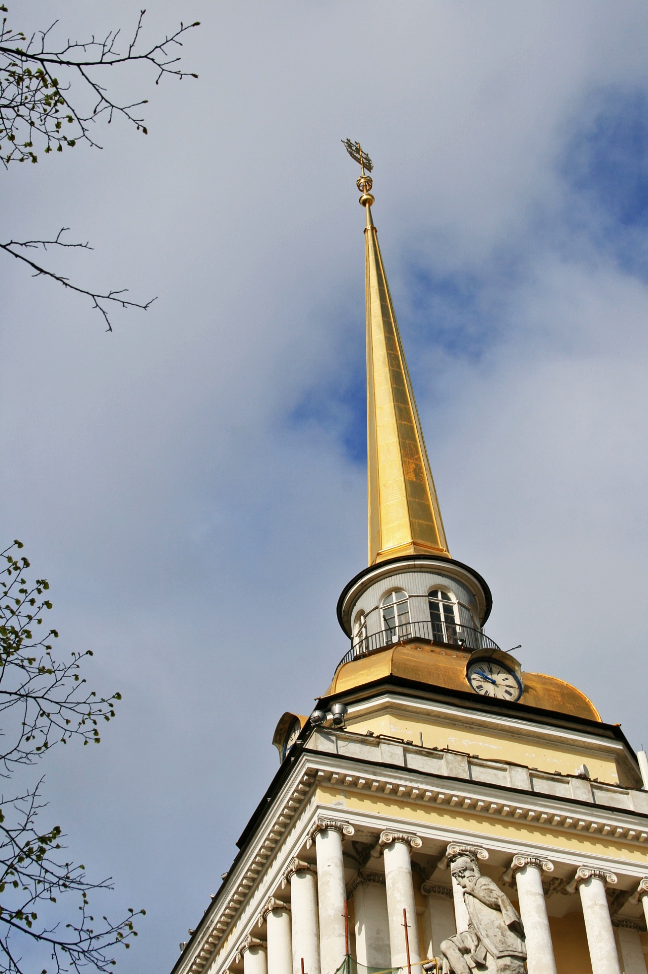 Tall Golden Spire On The Admiralty