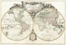 1775 World Map