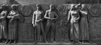 Bas-relief, Peasants, Monument