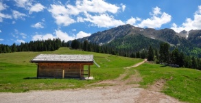 Mountain Landscape, Mountain Hut, Landsc