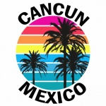 Cancun Mexico Travel Poster