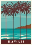 Hawaii Beach Travel Poster