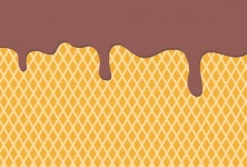 Ice Cream Drips Background