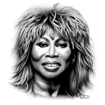 Illustration Of Tina Turner