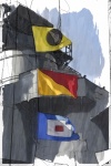 Battleship Iowa Flags Digital Art