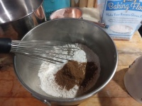 Preparing Oatmeal Cookie Dough