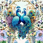 Peacock Digital Illustration