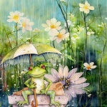 Frog In The Rain