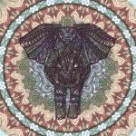 Mandala Elephant Illustration