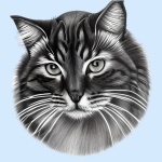 Tabby Cat Sketch