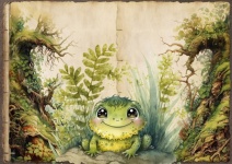 Cute Frog Character