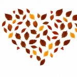 Autumn Leaves Heart