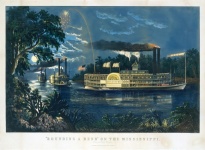 Mississippi Wheel Steamer Ship