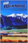 Montana USA Travel Poster