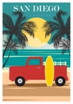 San Diego Travel Poster