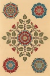 Vintage Floral Rosette Mandala