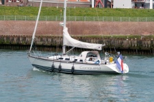 Sailboat, Person, Marina