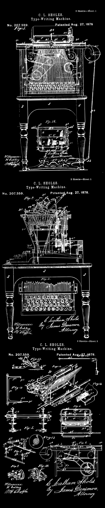 1878 - Qwerty Keyboard