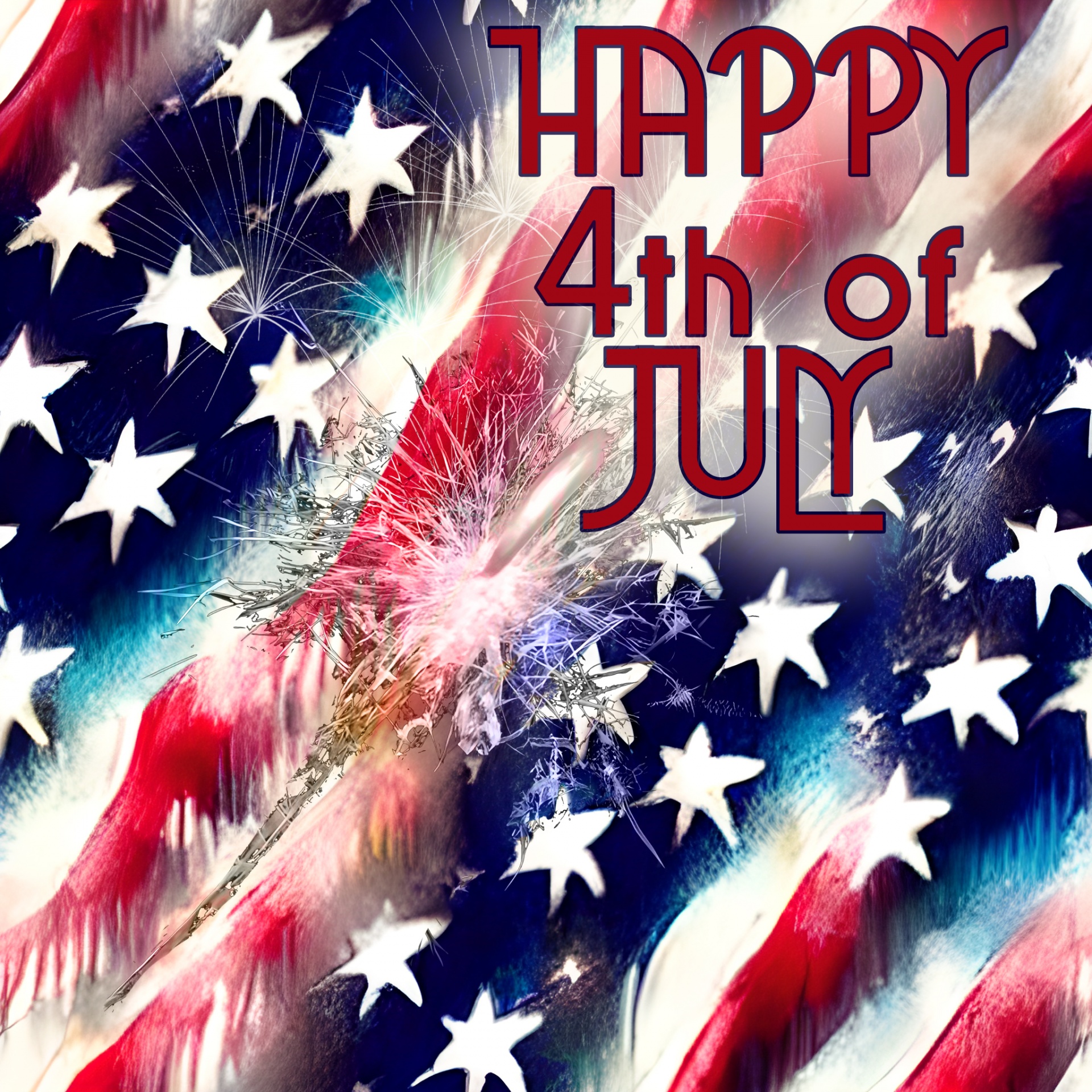 Happy July 4th Greeting Free Stock Photo Public Domain Pictures