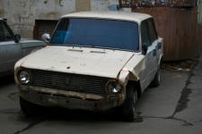 Abandoned Worse For Wear Lada