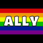 Ally LGBT Gay Rights Support Flag