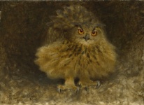 An Eagle Owl Bruno Liljefors 1905