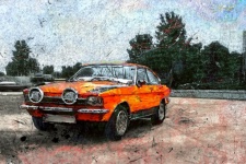 Car, Opel, Oldtimer, Rally