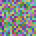 Colorful Quilt Square Background