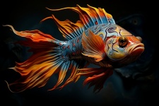 Colorful Surreal Fish