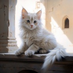 Creamy White Kitten