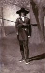 Daniel Boone Vintage Art