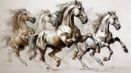 Equestrian Sketches Of A Master