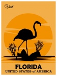 Florida Sunset Travel Poster
