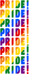 Gay Pride Rainbow Background