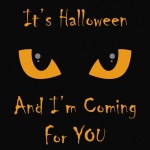 Halloween Eyes Background Poster