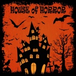 Halloween Haunted House Background