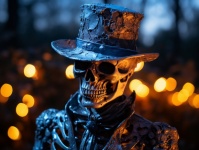 Halloween Skeleton Figure