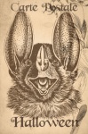 Halloween Vintage Bat Postcard