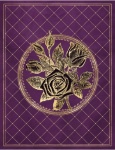 Gold Purple Gothic Rose