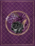 Gothic Purple And Black Rose