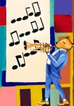 Abstract Jazz Illustration