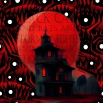 Red And Black Halloween Poster
