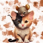 Cat And Mouse Illustration