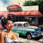 1950 Pin-up Poster Girl