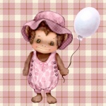 Cute Monkey With Balloon