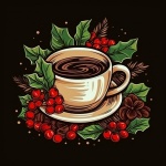 Christmas Coffee, Cocoa Or Tea