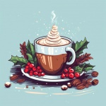 Holiday Mug Of Hot Chocolate