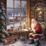 Santa Claus Reading