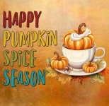 Autumn Pumpkin Spice Illustration