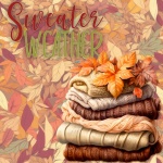Fall Sweater Weather Illustration